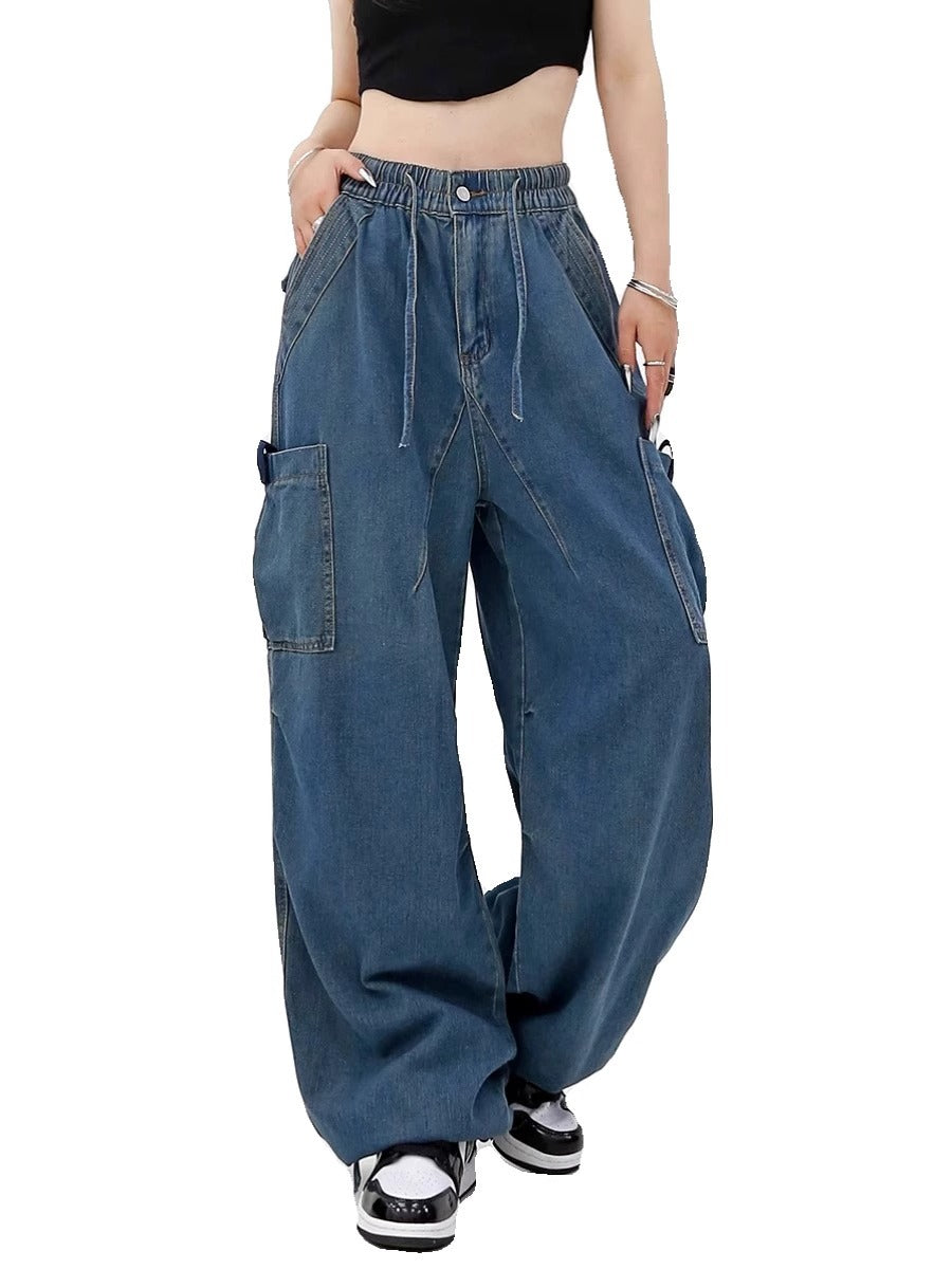 Blue Bandage w. Elastic Pockets [For Korean Inspired Outfits, Grunge Outfits.]