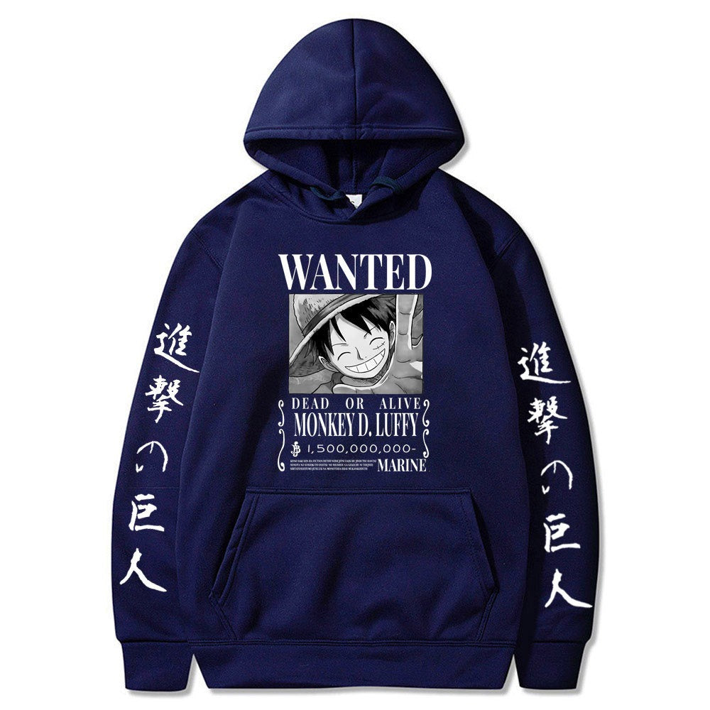 One Piece Hoodie [Wanted: Luffy]