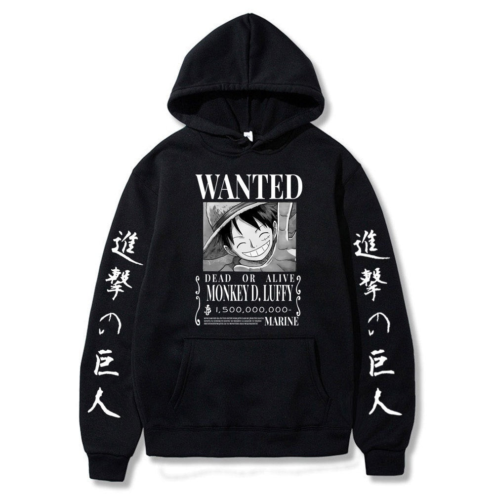 One Piece Hoodie [Wanted: Luffy]
