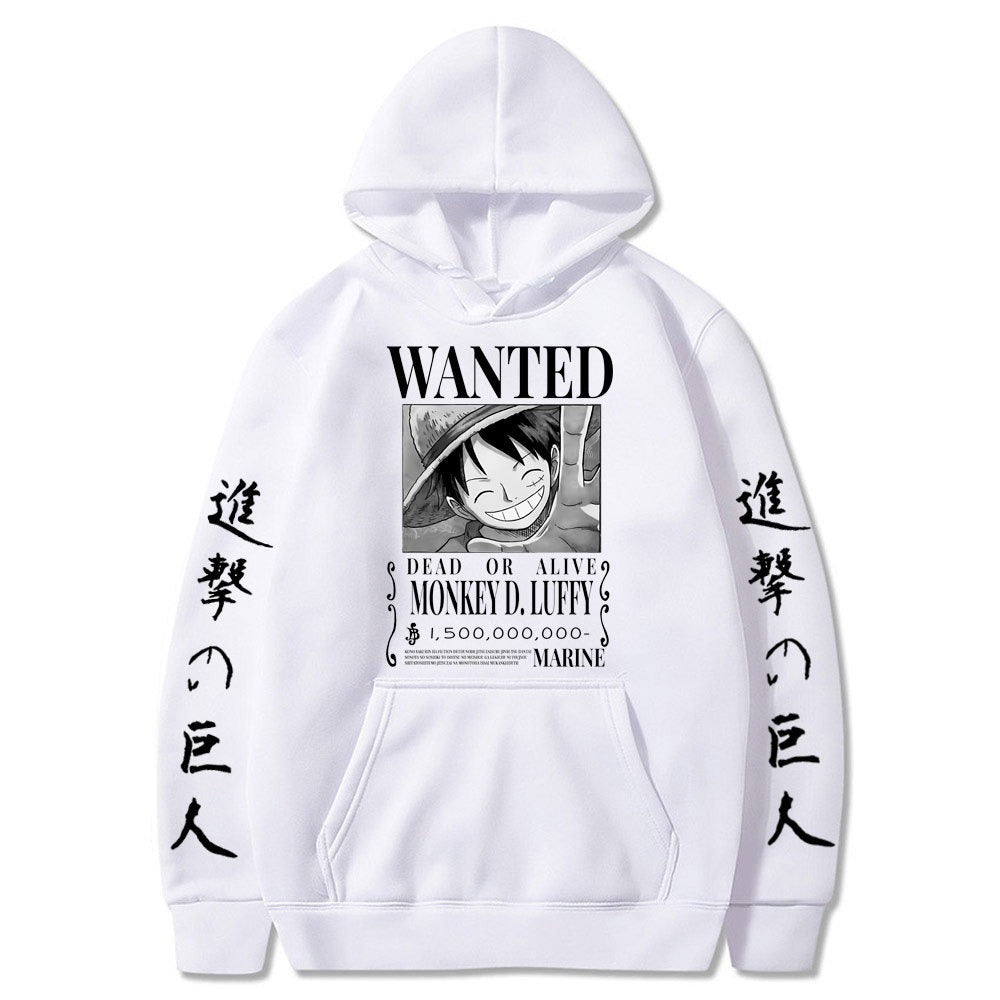 One Piece Hoodie [Wanted: Luffy]