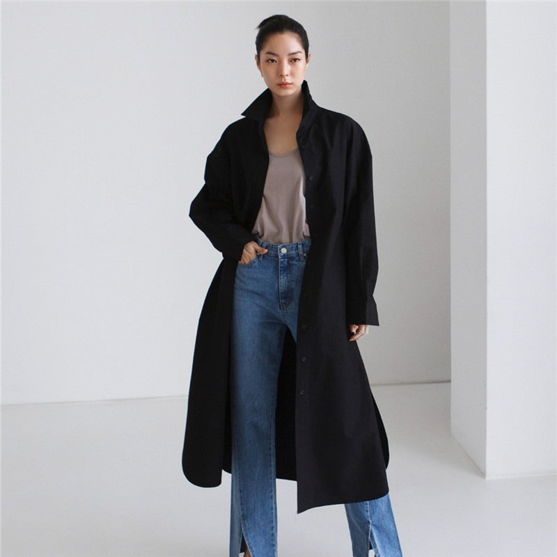 Gabardine/Shirt Dress for Korean Inspired Outfits.