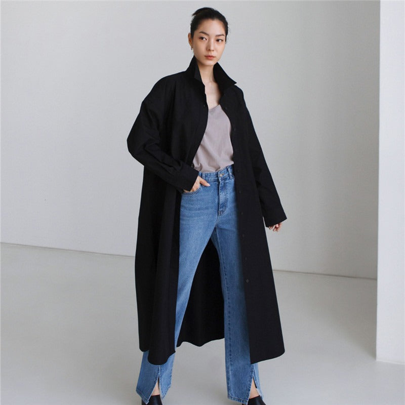 Gabardine/Shirt Dress for Korean Inspired Outfits.