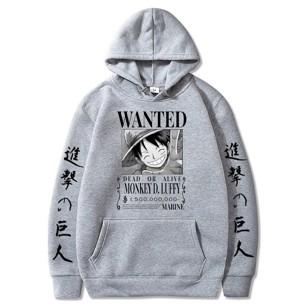 One Piece Hoodie [Wanted: Luffy]