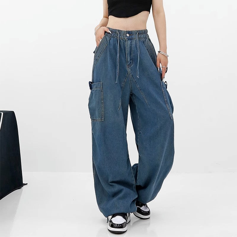 Blue Bandage w. Elastic Pockets [For Korean Inspired Outfits, Grunge Outfits.]