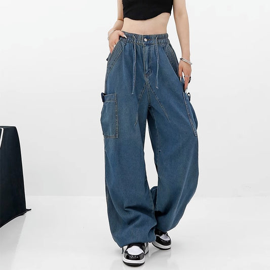 Blue Bandage w. Elastic Pockets [For Korean Inspired Outfits, Grunge Outfits.]