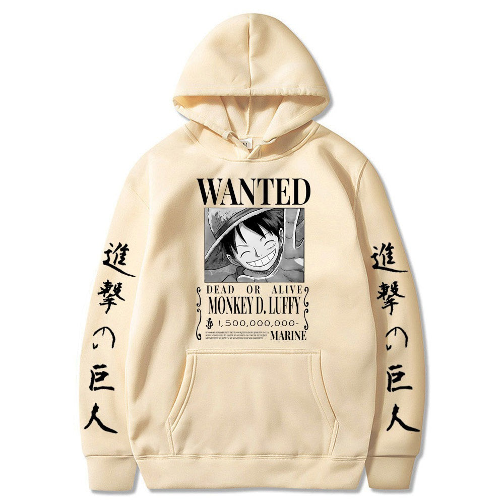 One Piece Hoodie [Wanted: Luffy]