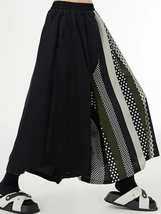 Women Korea Summer Fashion Elastic Waist Pants for Aesthetic Inspired Outfits.